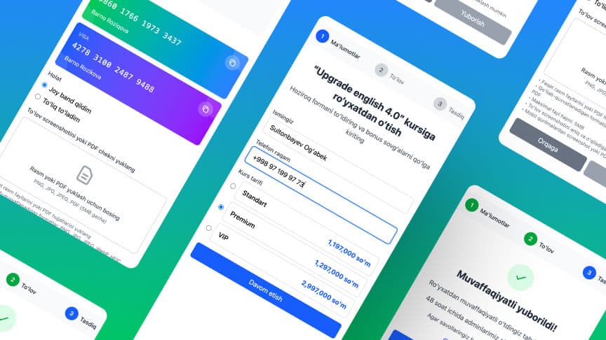 Lingua Barno kursiga to'lov